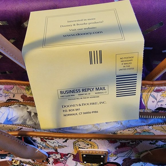 NWT Dooney & Bourke Disney Princess tote - Picture 7 of 8